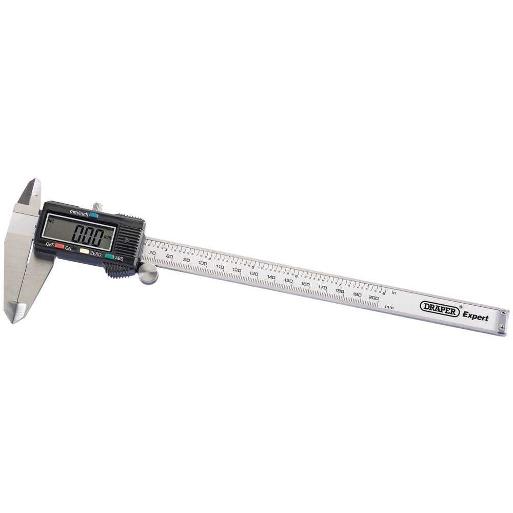 Draper, 0-200mm/0-9" Digital Vernier Caliper