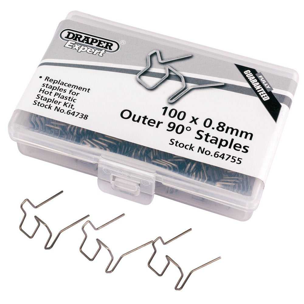 Draper, 0.8MM Double U Staples (50)