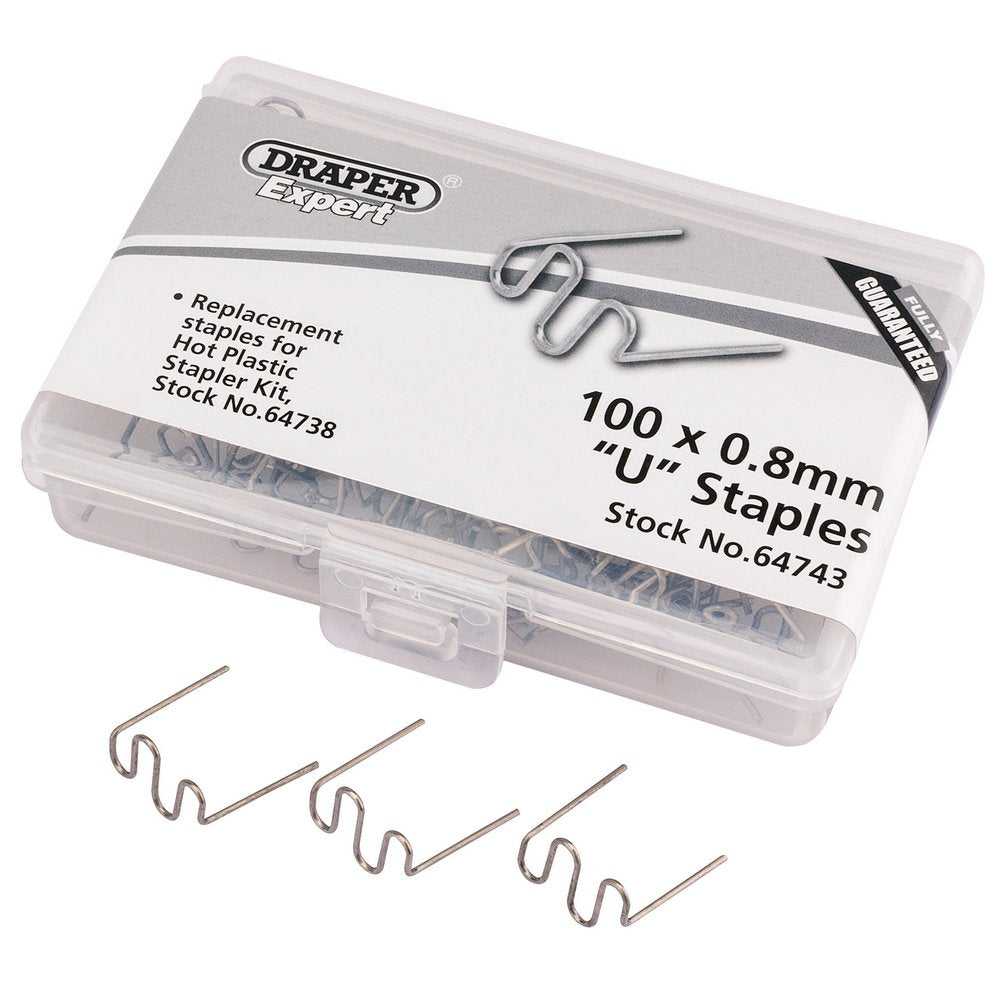 Draper, 0.8MM U Staples (50)