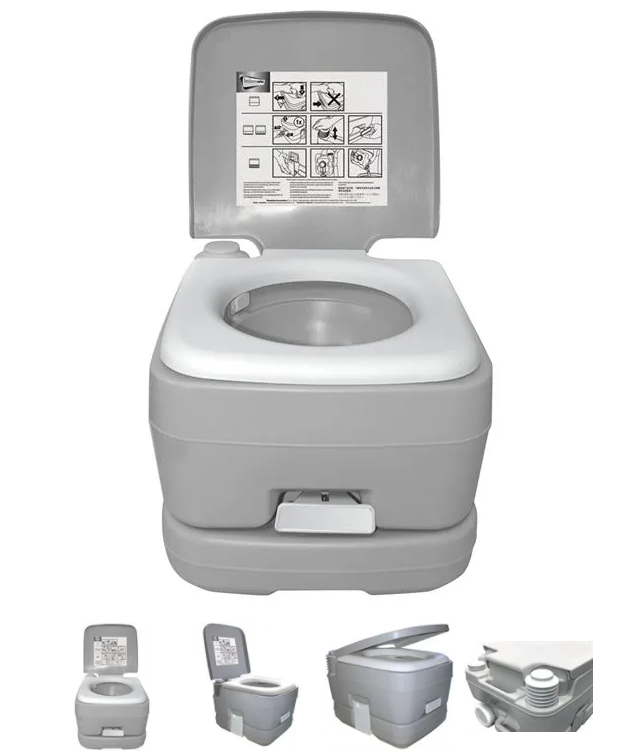 Leisurewize, 10L Portable Flushing Toilet