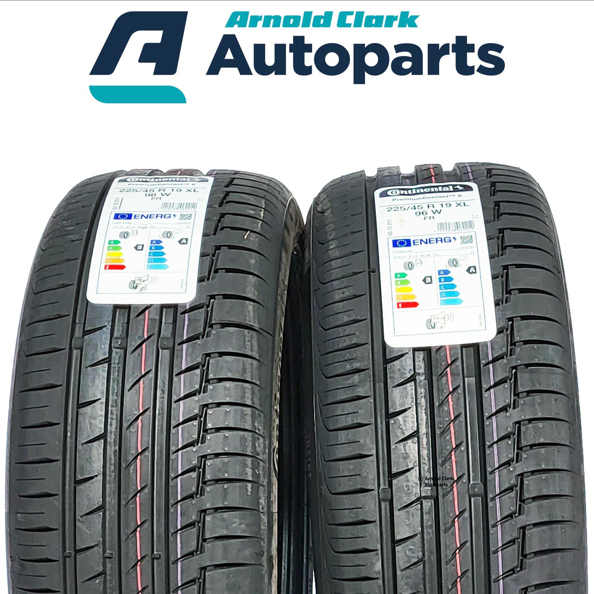 CONTINENTAL, 225 45 19 96W Continental Sport Contact 5 Tyres x2 Pair