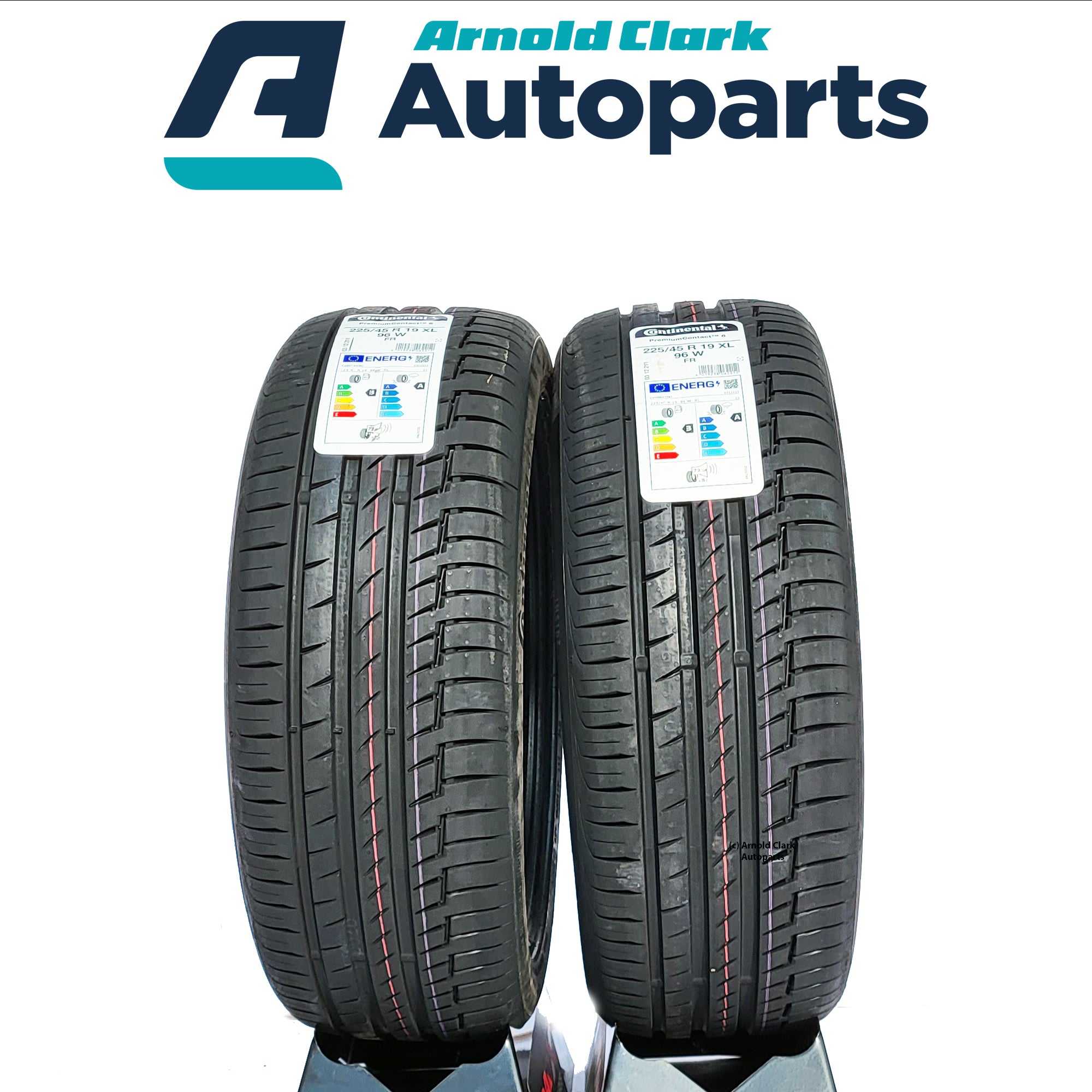 CONTINENTAL, 225 45 19 96W Continental Sport Contact 5 Tyres x2 Pair