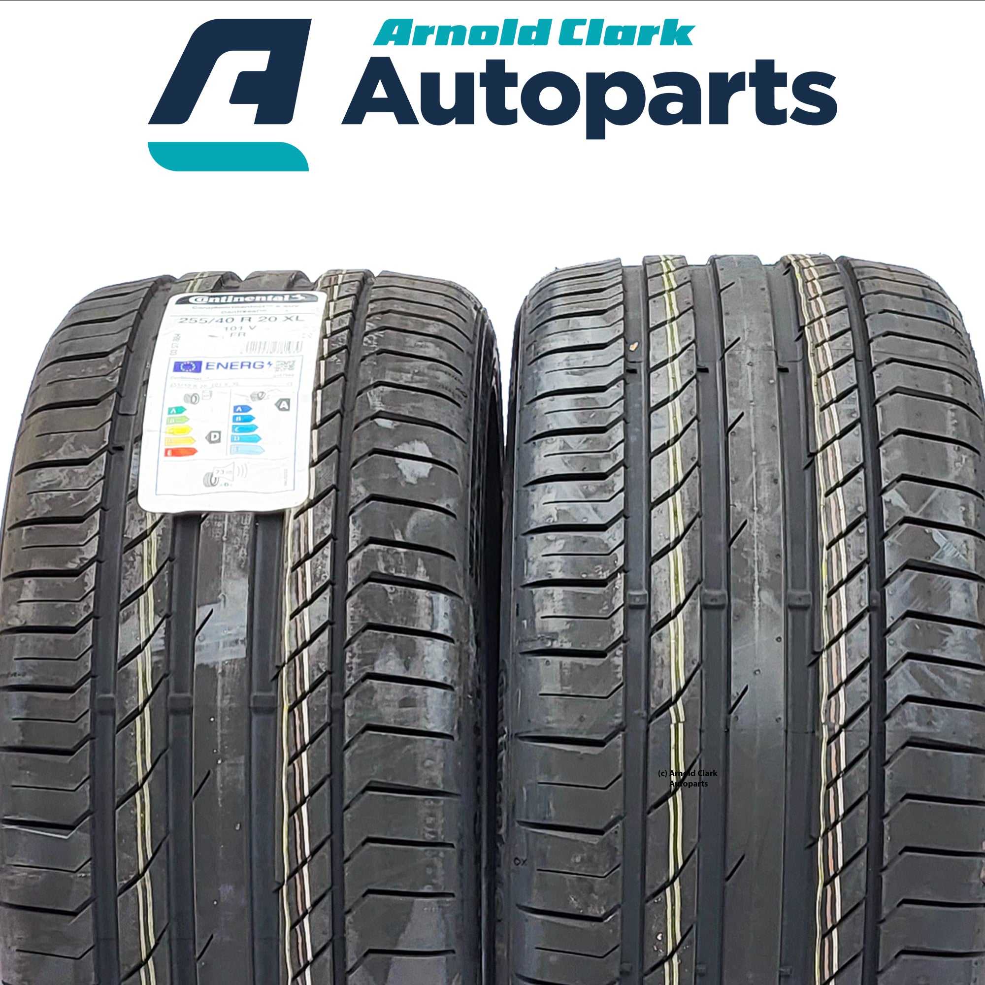 CONTINENTAL, 255 40 20 101V Continental Sport Contact 5 SUV Tyres x2 Pair