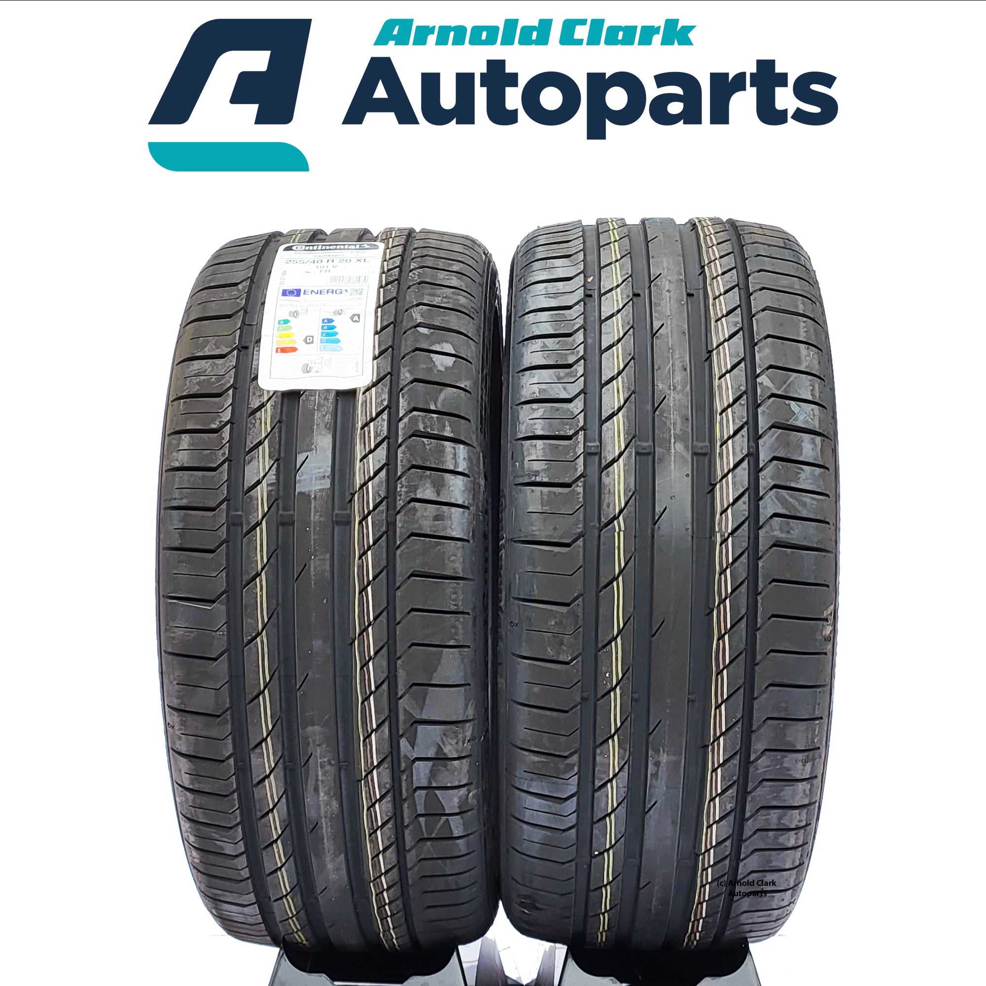 CONTINENTAL, 255 40 20 101V Continental Sport Contact 5 SUV Tyres x2 Pair