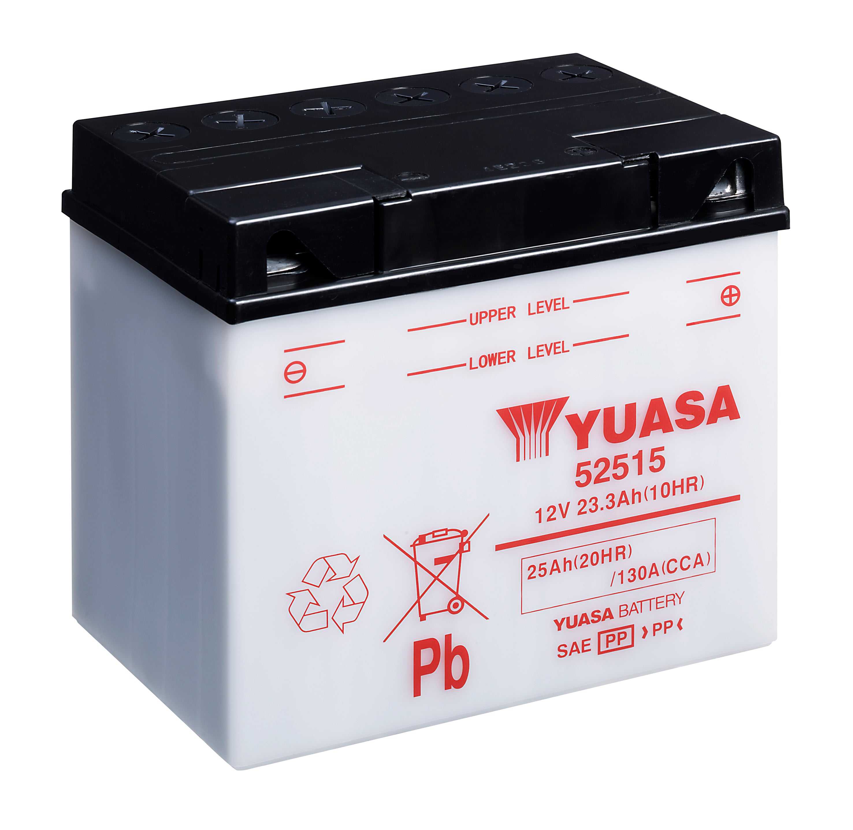 Yuasa, 52515 (CP) 12V Yuasa Yumicron DIN Motorcycle Battery