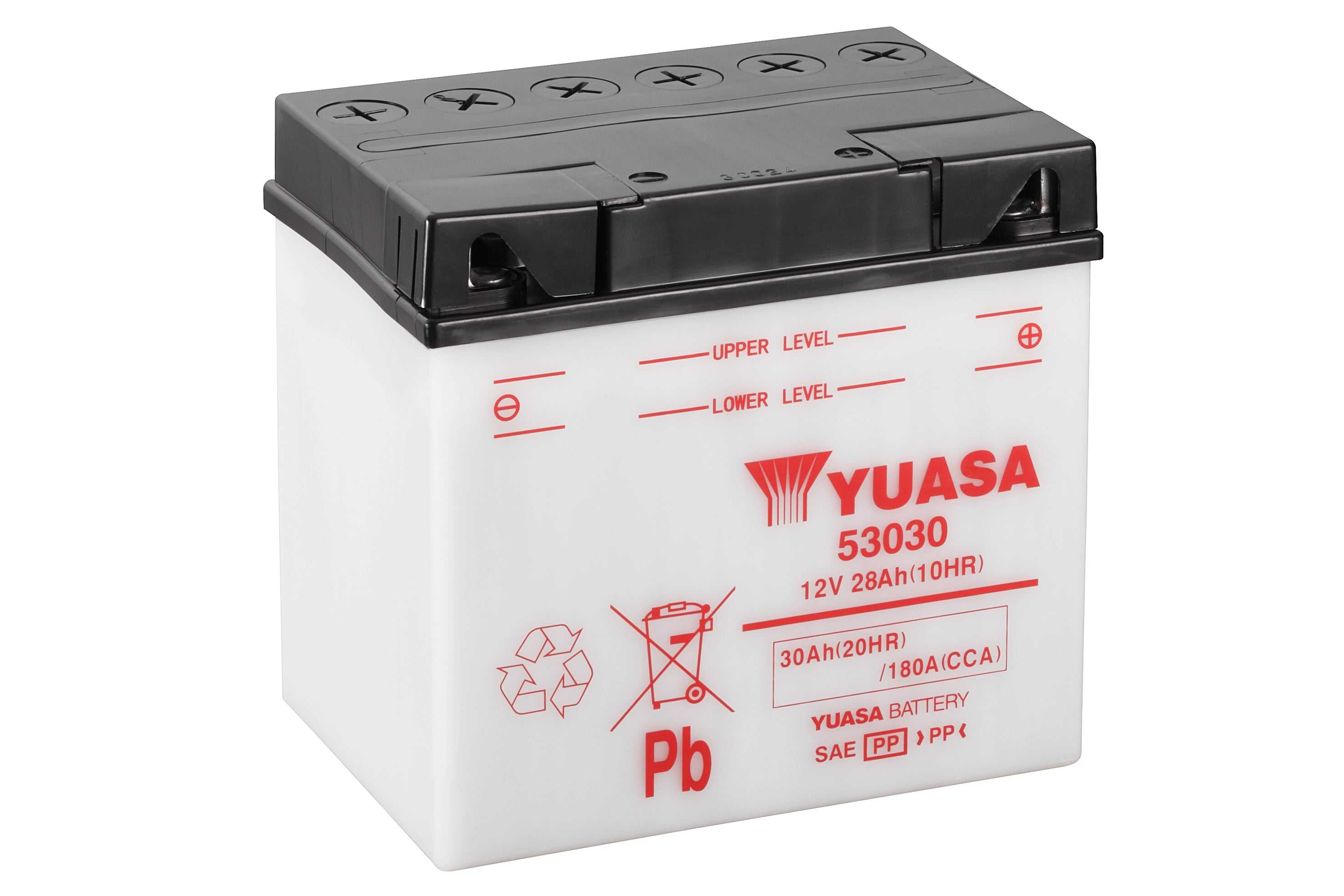 Yuasa, 53030 (CP) 12V Yuasa Yumicron DIN Motorcycle Battery