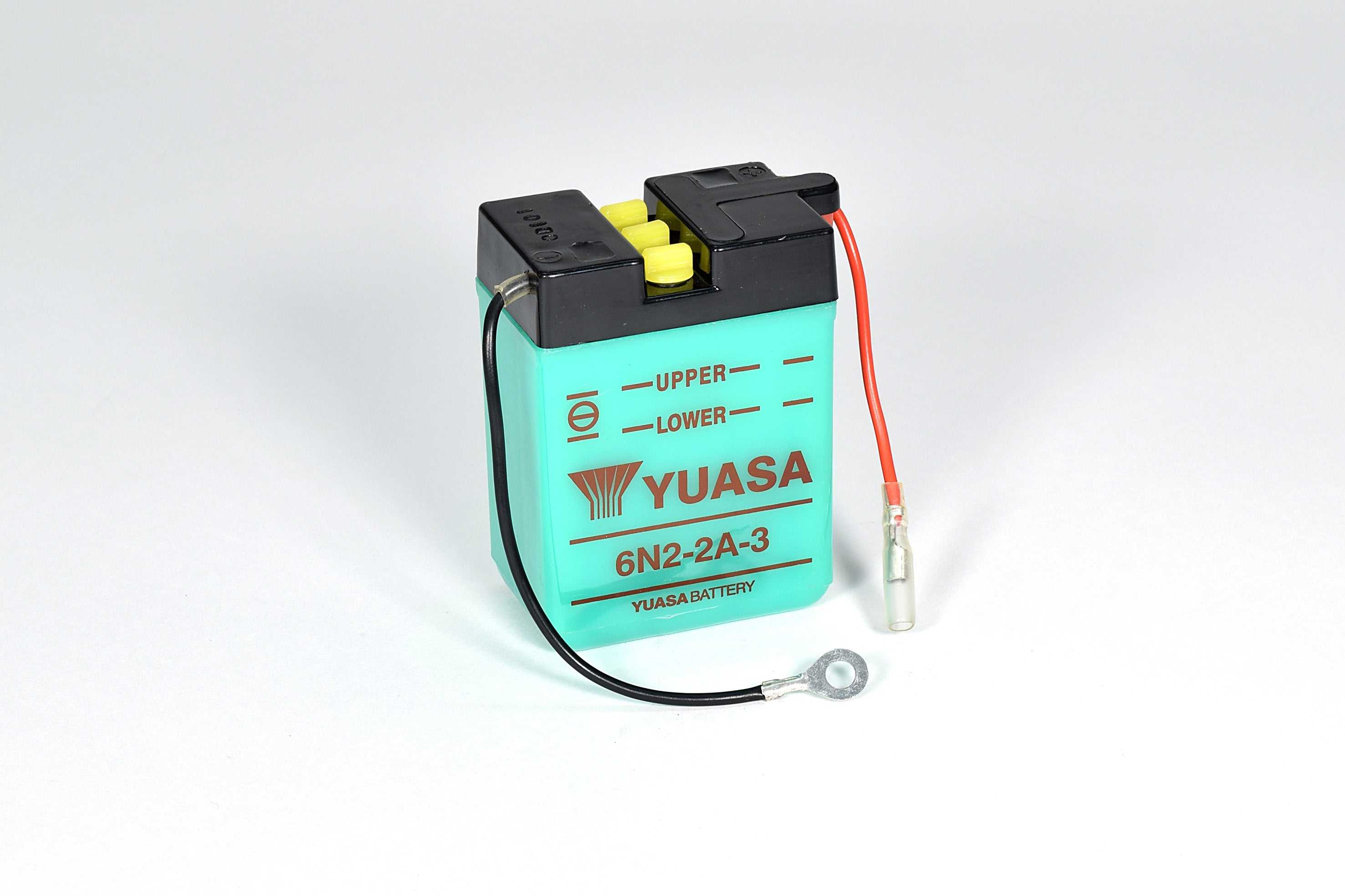 Yuasa, 6N2-2A-3 (DC) 6V Yuasa Conventional Motorcycle Battery