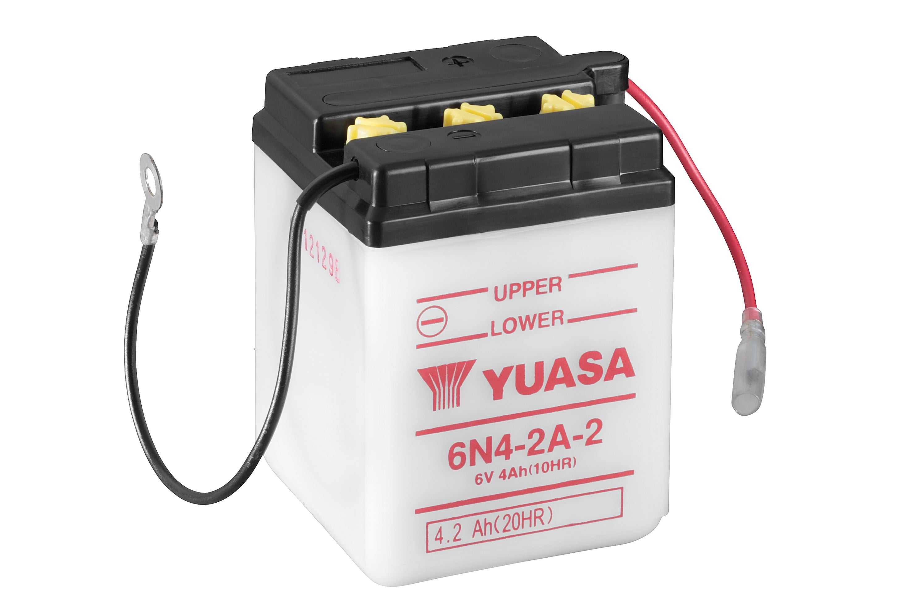 Yuasa, 6N4-2A-2 (DC) 6V Yuasa Conventional Motorcycle Battery