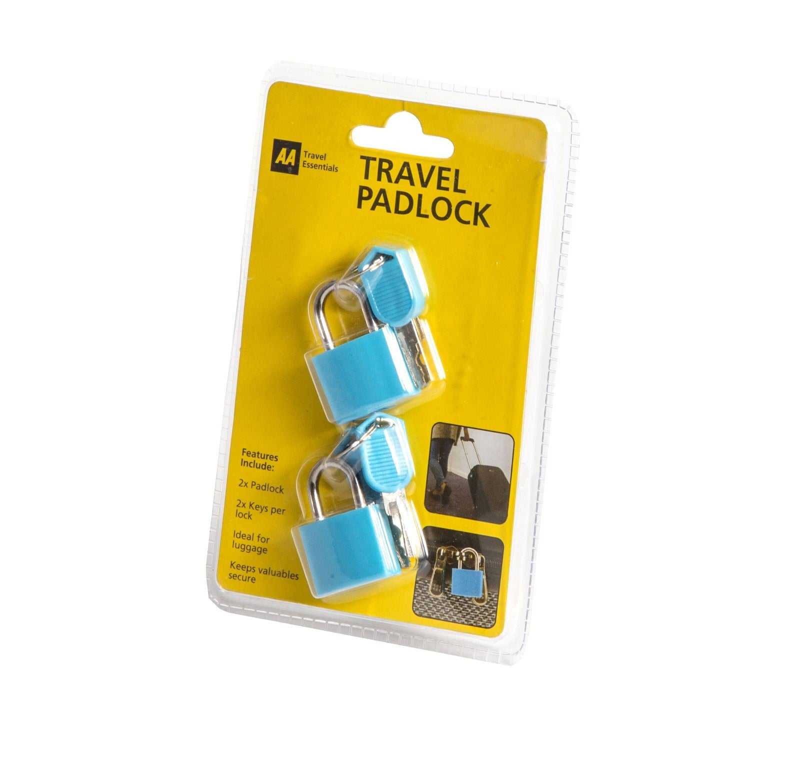 AA, AA Travel Padlock - Pack Of 2