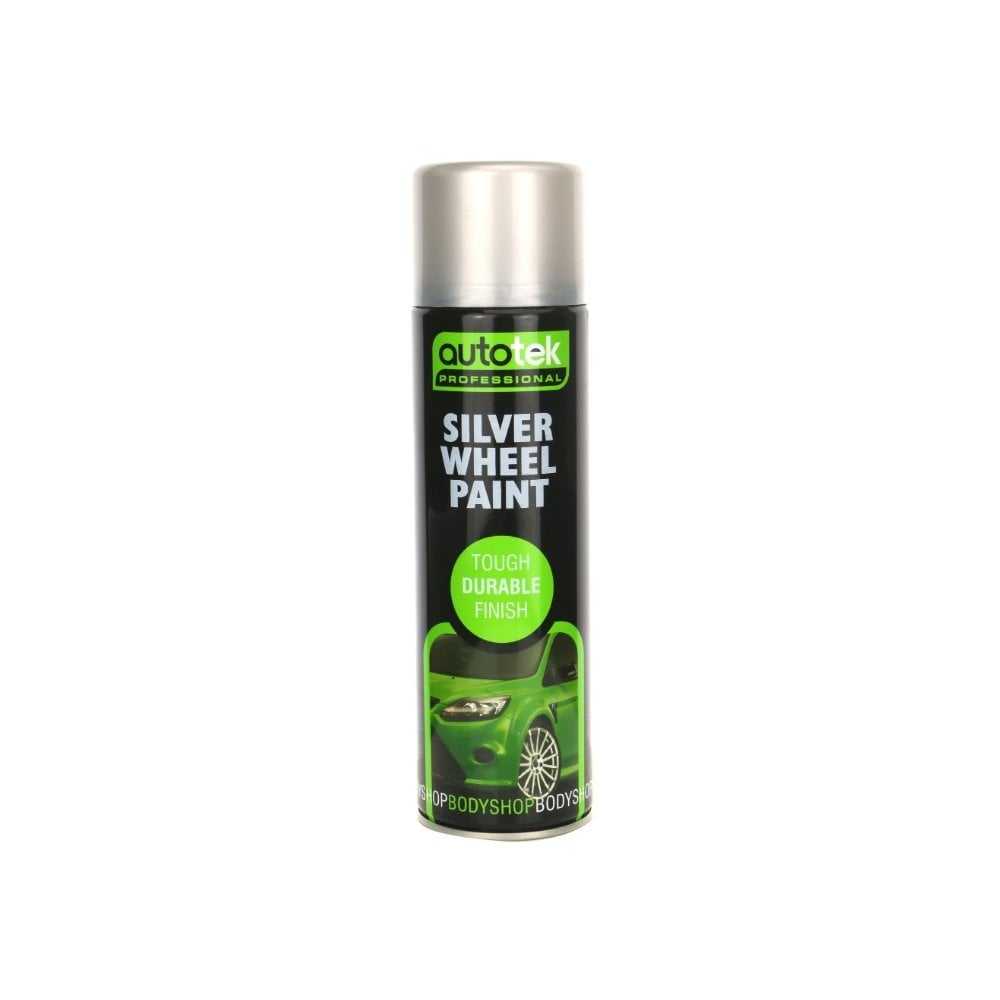 Autotek, AUTOTEK Wheel Paint Silver 500ML - ATOOSLW500