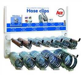 Ace Security, Ace Security Clamping Hose Clip Stand 140 Assorted Jubilee Types