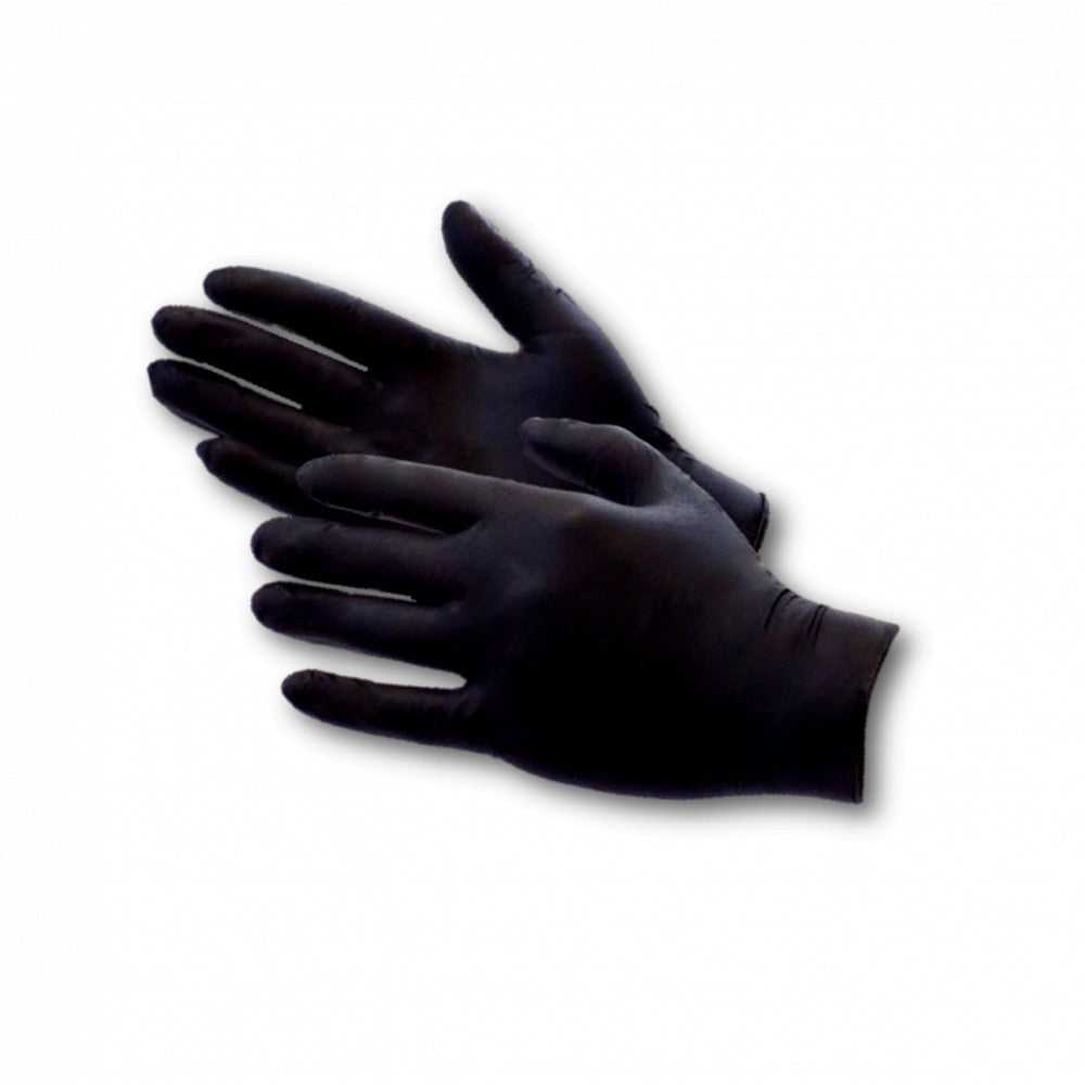 Aurelia, Aurelia NGB003 Black Nitrile Gloves (Powder & Latex Free) Large