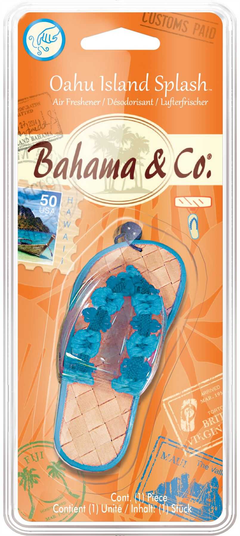 Bahama, Bahama Scent Flip Flop Oahu Island Air Freshener