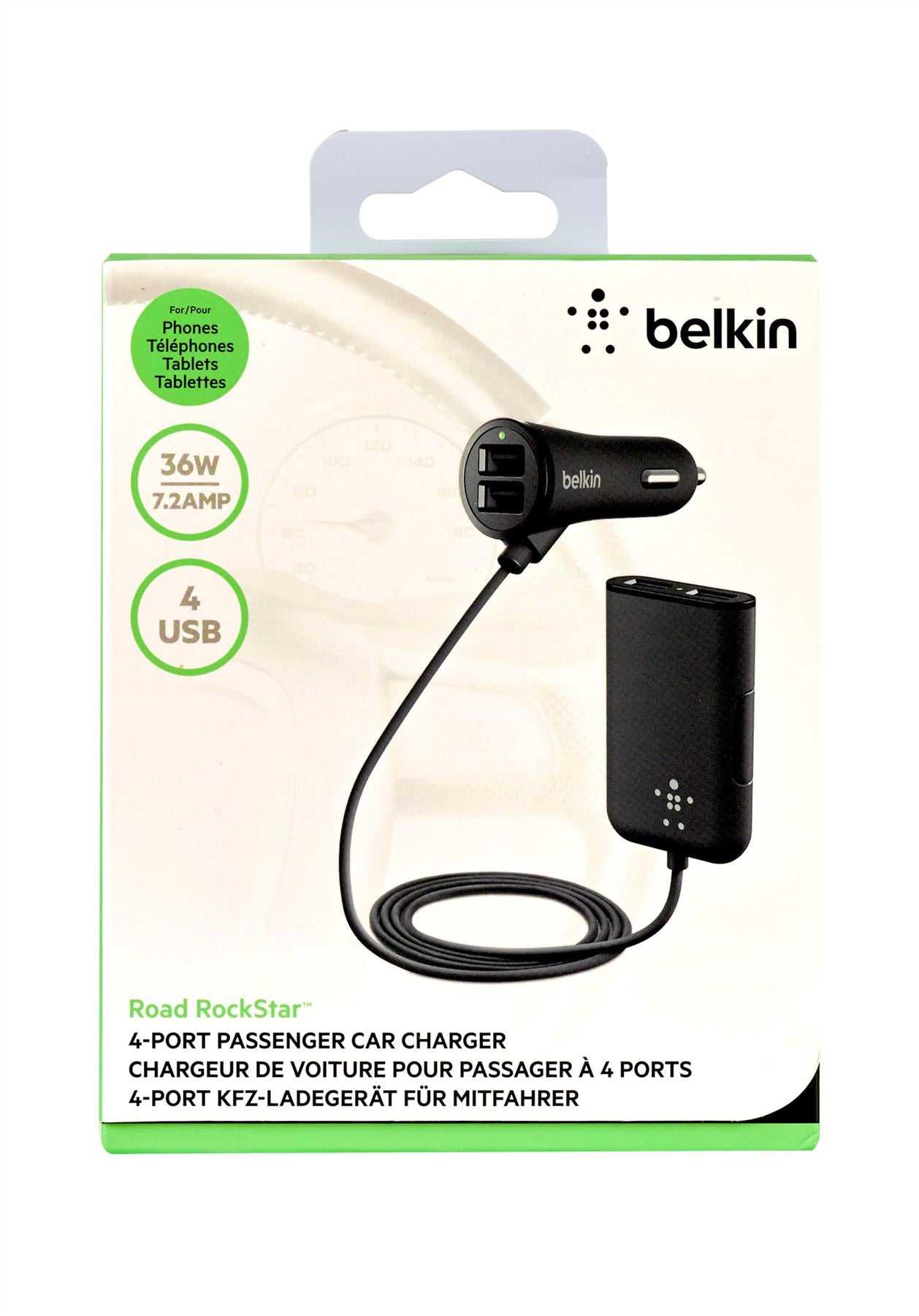 Belkin, Belkin Belkin Road Rockstar 4Port Car Charger