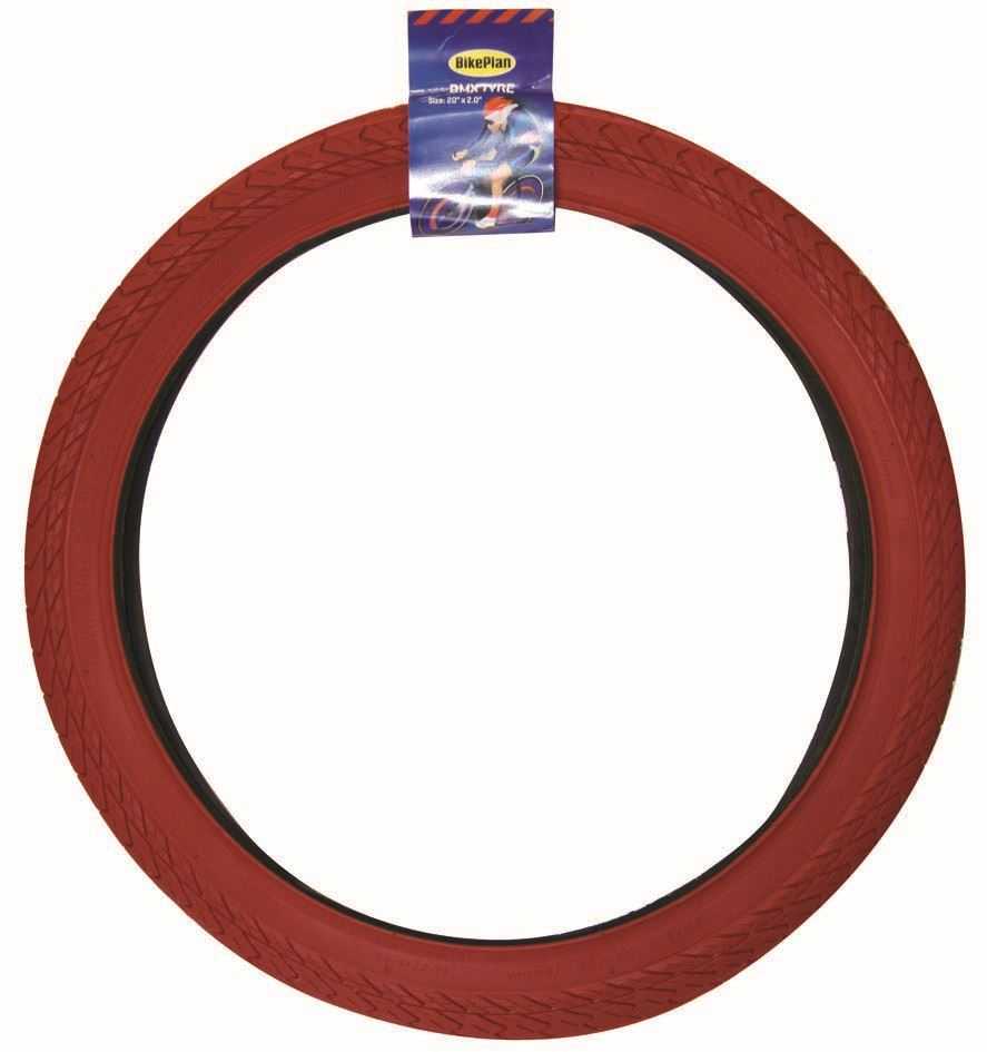 BikePlan, Bike Plan BKP035 BMX Tyre 20 x 2.0 - Red