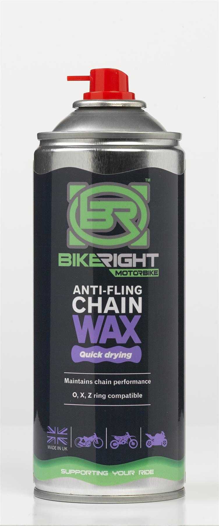 BikeRight, BikeRight BIRIMB4002 Motorbike Dry Chain Wax 400ml