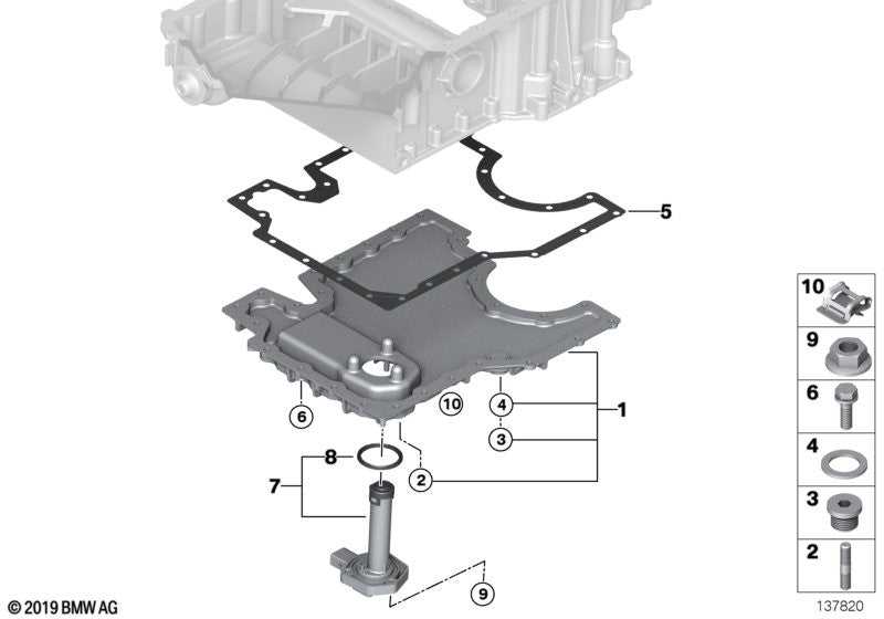 BMW, Genuine BMW Engine Oil Sump Gasket