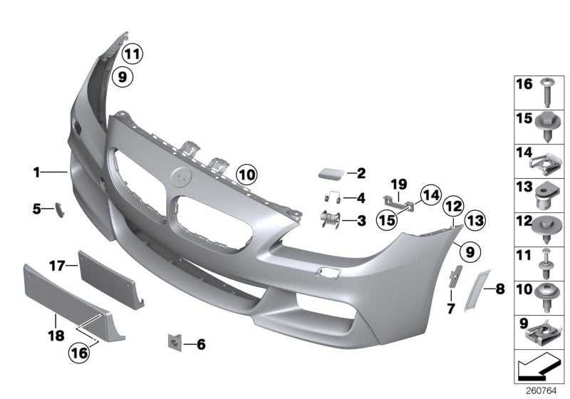 BMW, Genuine BMW Expanding Plastic Rivet