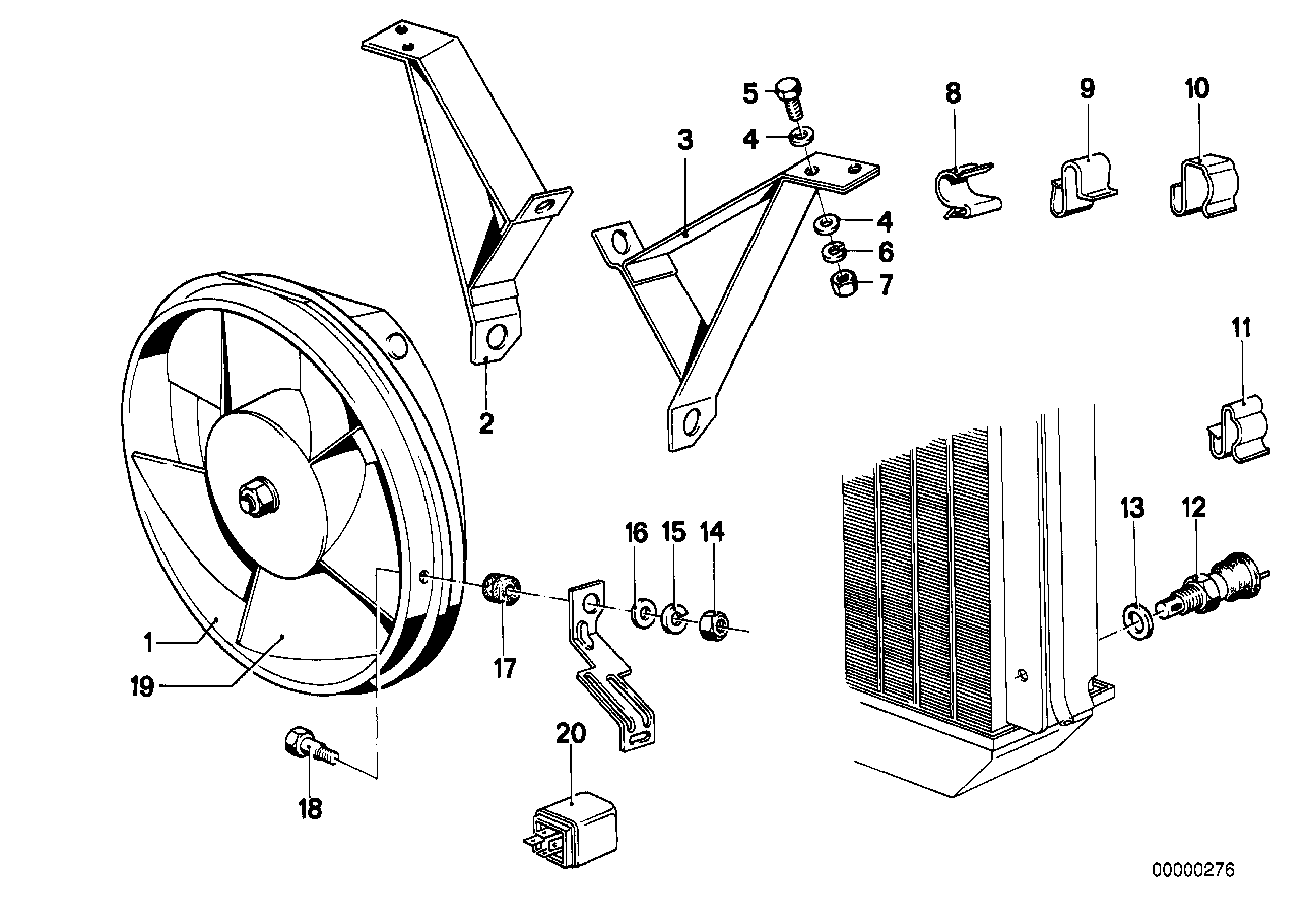 BMW, Genuine BMW Fan Wheel