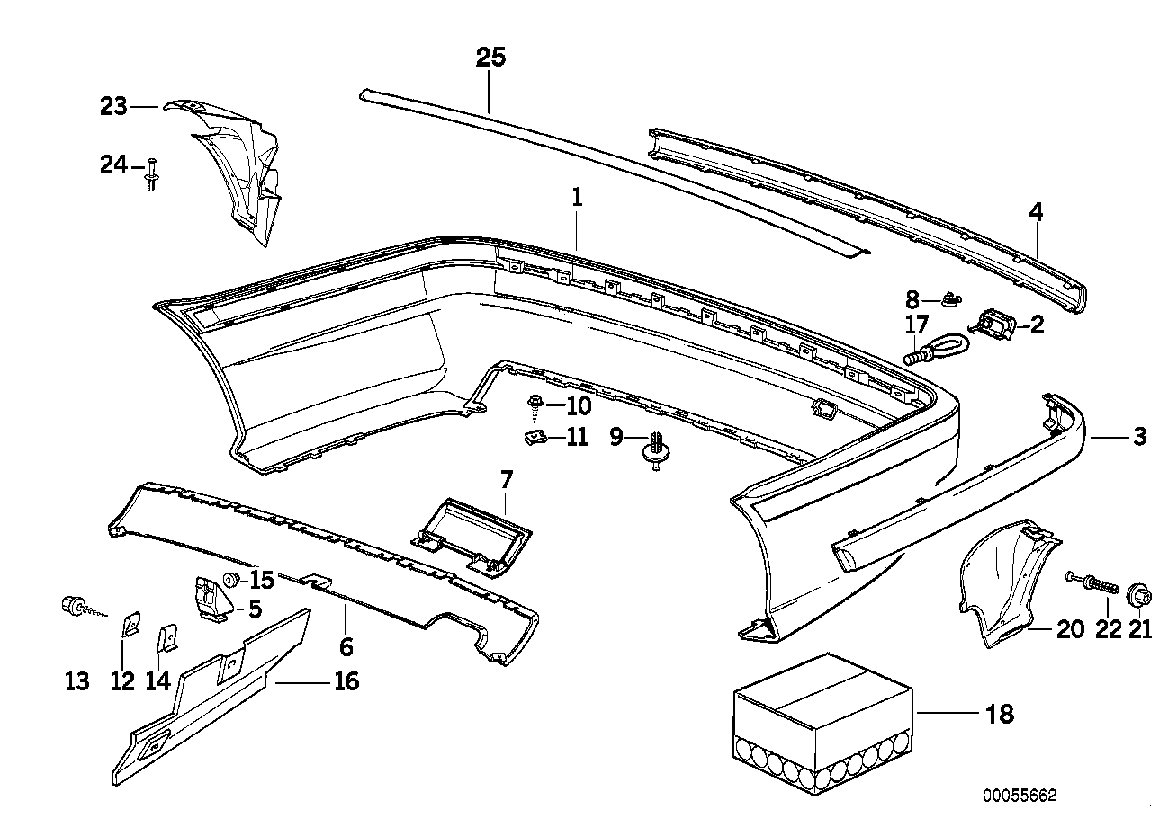 BMW, Genuine BMW Flap Tow Bar Hitch Cover Trim Plate