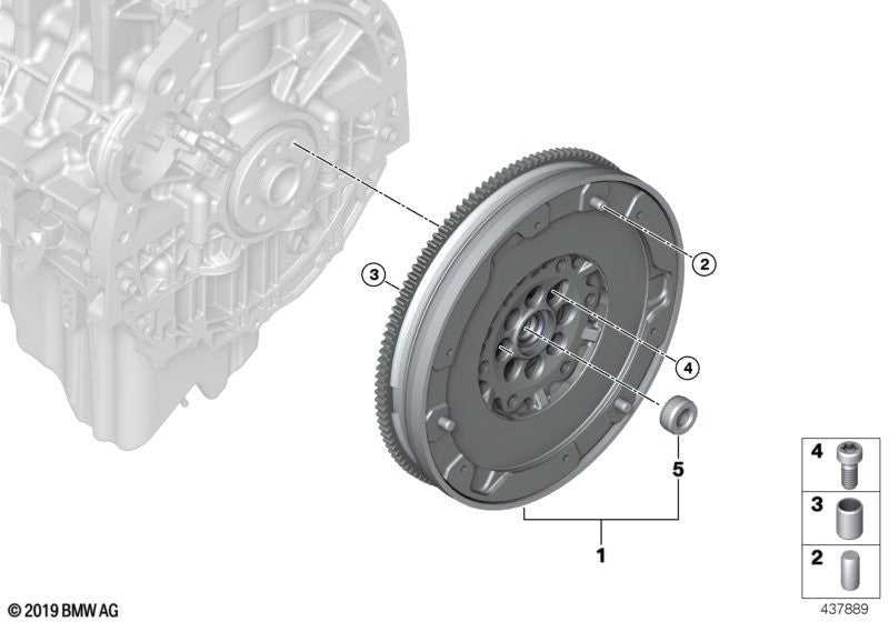 BMW, Genuine BMW Flywheel ISA Screw