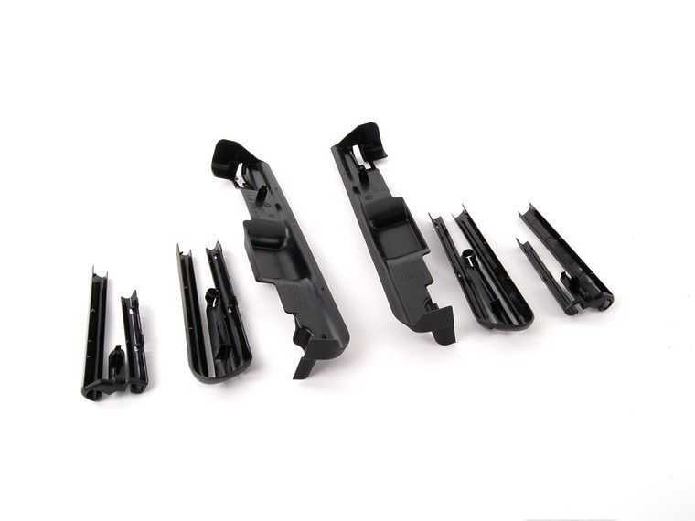 V1 Vehicle Parts Limited, Genuine BMW Front Seat Rail Trim Covers Black E38 E39 52108217291