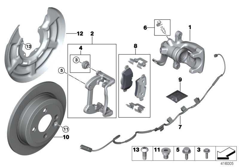 BOWA, Genuine BOWA Mini Brake Pad Wear Sensor