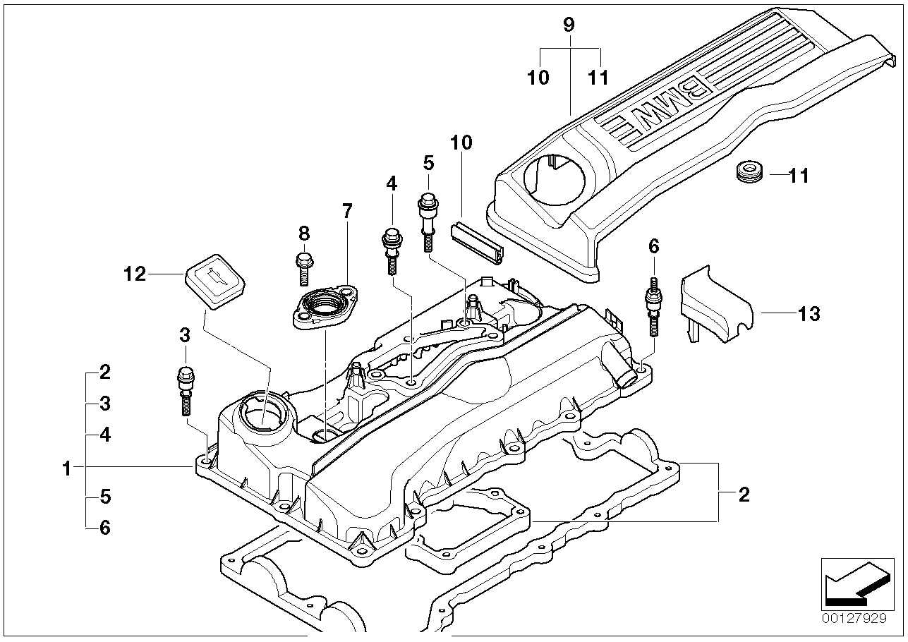 ELRING, Genuine Elring BMW Cylinder Head Valve Rocker Cover Gasket Set