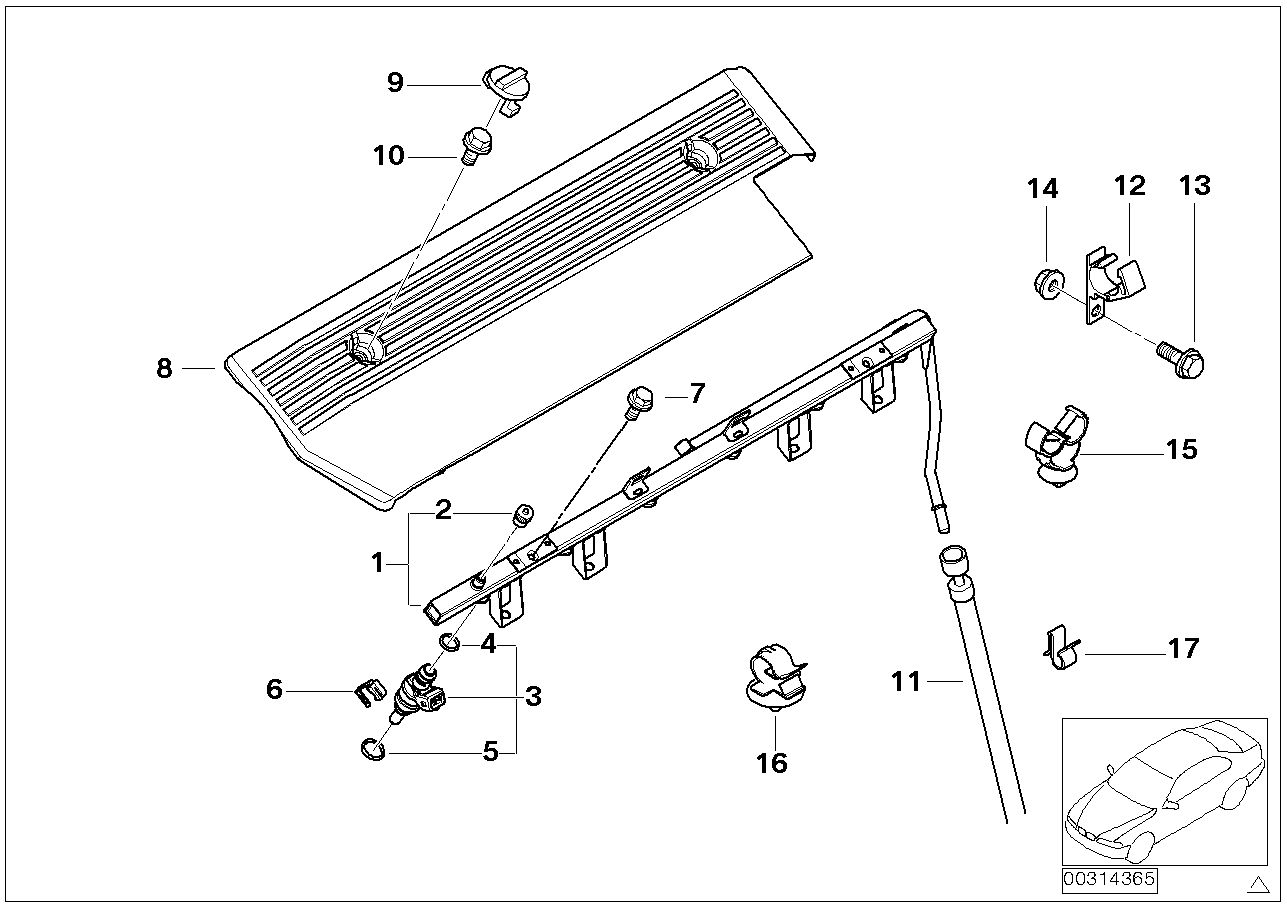 ELRING, Genuine Elring BMW Mercedes-Benz Injector Seal