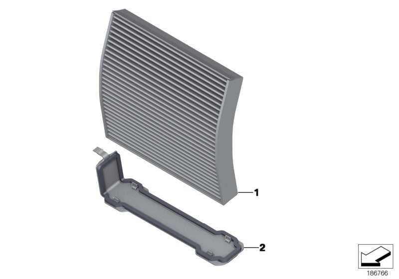 HENGST FILTER, Genuine Hengst BMW Cabin Air Filter