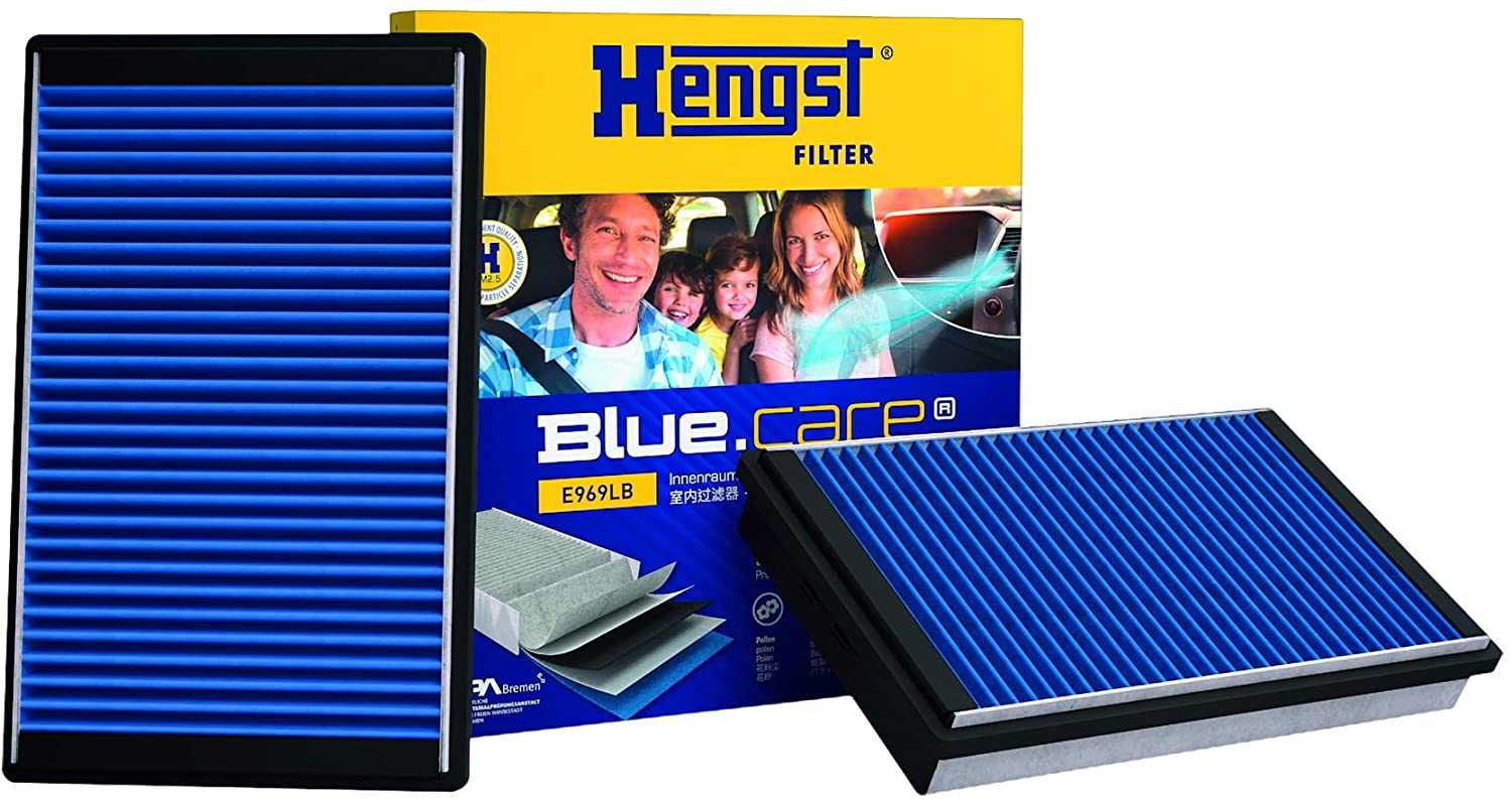 HENGST FILTER, Genuine Hengst BMW Cabin Interior Air Filter ­with Antibacterial Effect