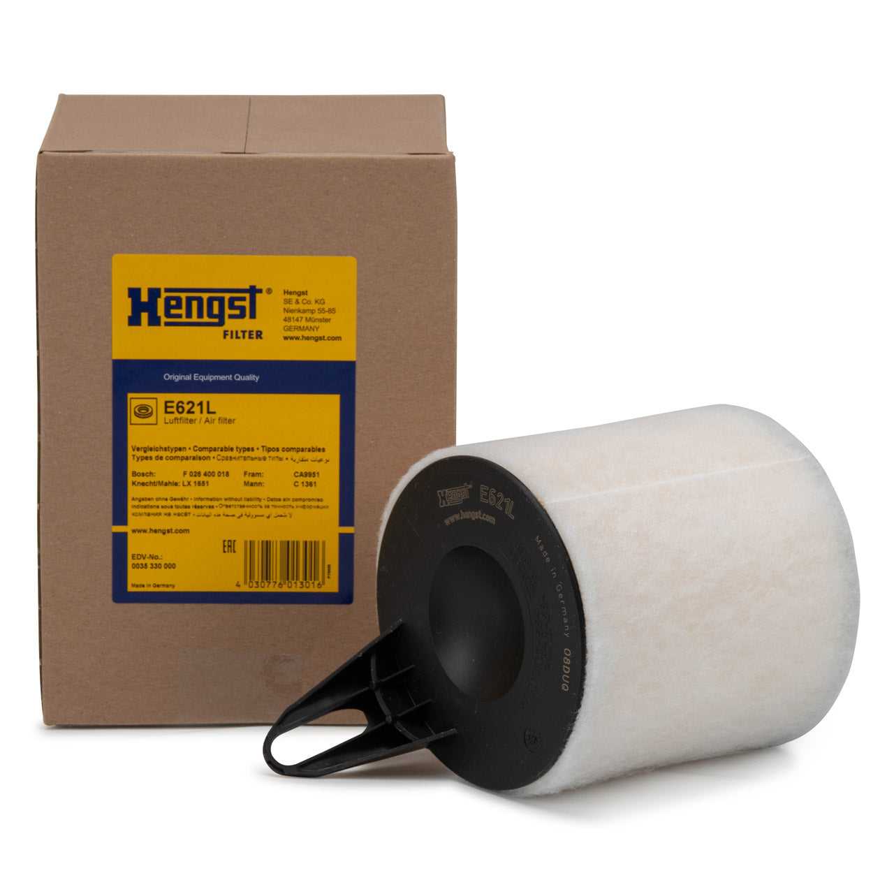 HENGST FILTER, Genuine Hengst BMW Engine Air Filter