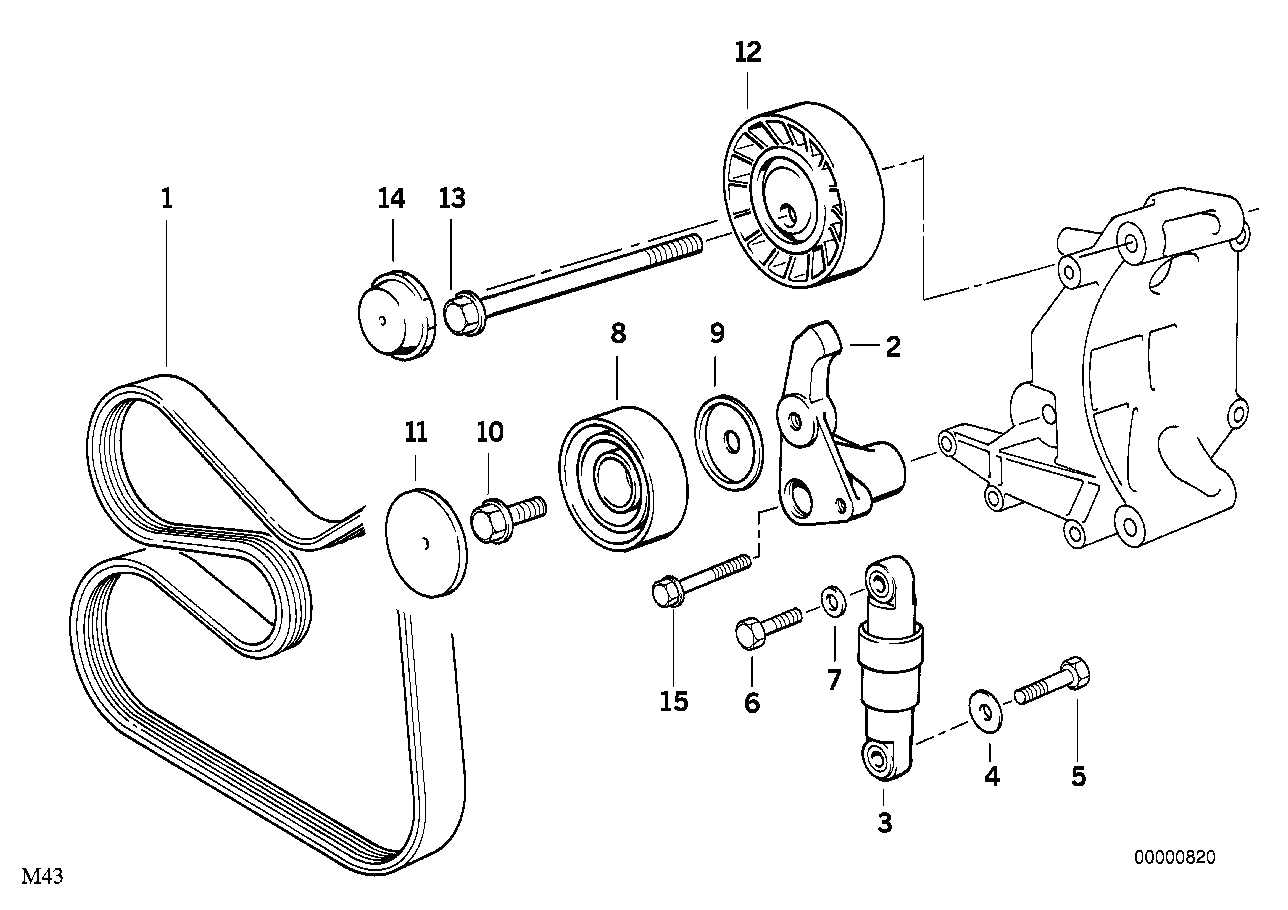 INA, Genuine INA BMW Tensioner Deflection Pulley V-Ribbed Belt