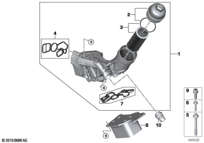 KOLBENSCHMIDT, Genuine Kolbenschmidt BMW Engine Oil Filter Kit