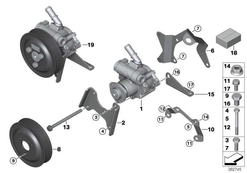 LUK, Genuine LuK BMW Hydraulic Power Steering Pump