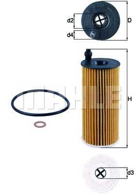 MAHLE, Genuine Mahle BMW Mini Engine Oil Filter Kit