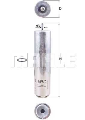 MAHLE, Genuine Mahle BMW Mini Fuel Filter