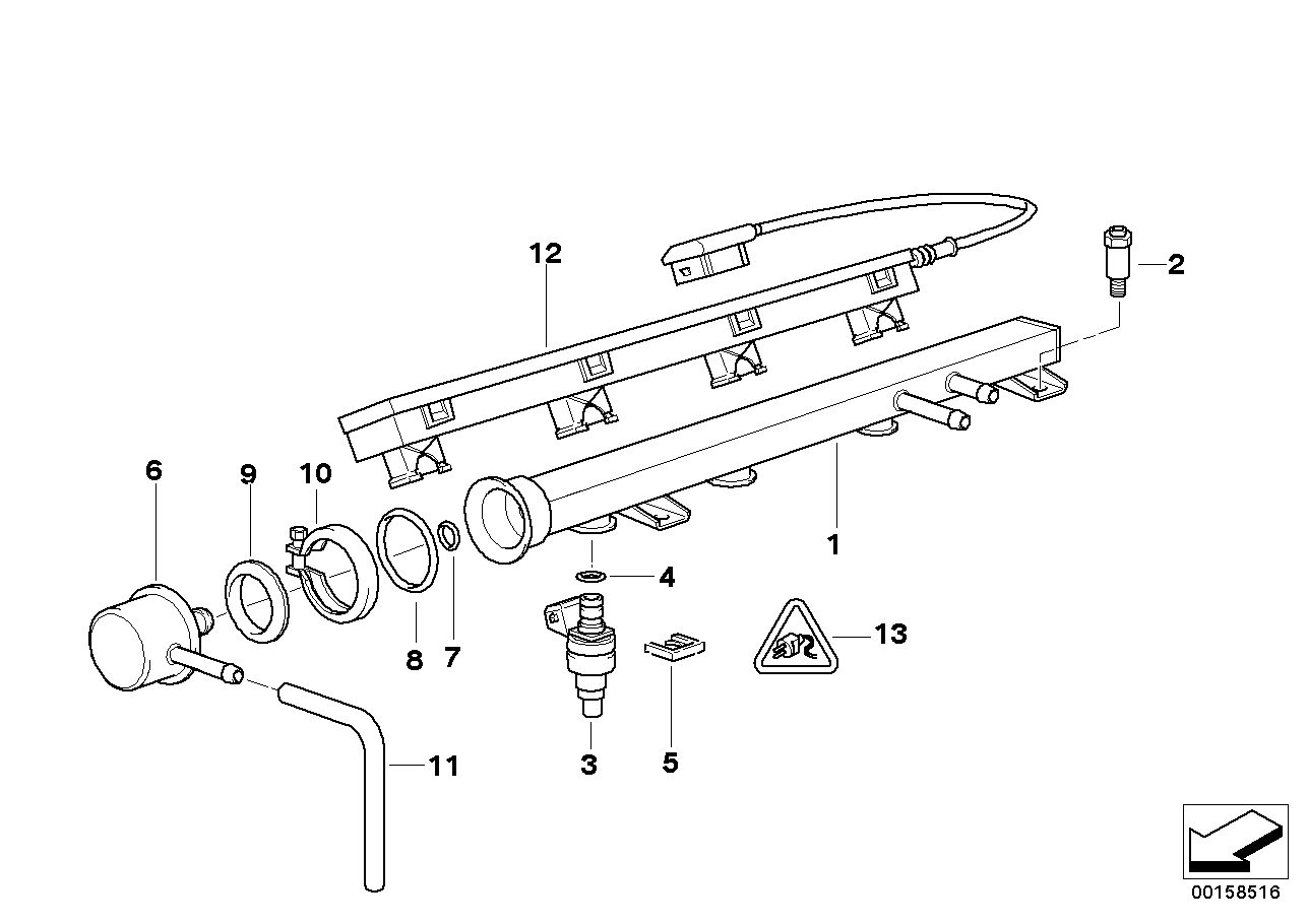 PIERBURG, Genuine Pierburg BMW Control Valve Fuel Pressure Regulator