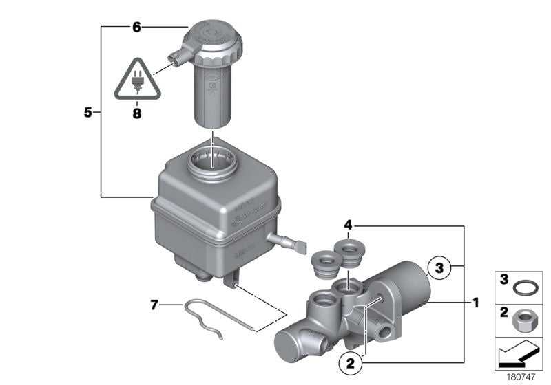 TRW, Genuine TRW BMW Brake Master Cylinder