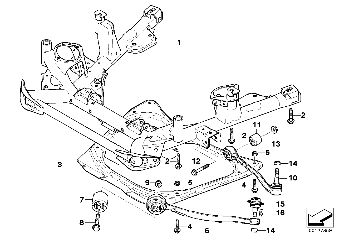 TRW, Genuine TRW Control Trailing Arm Bush