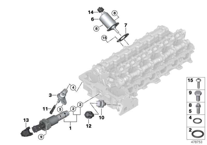 VICTOR REINZ, Genuine Victor Reinz BMW Vanos Solenoid Valve Gasket Set