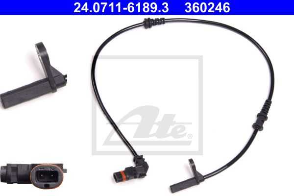 Ate, Mercedes-Benz ABS Wheel Speed Sensor Front