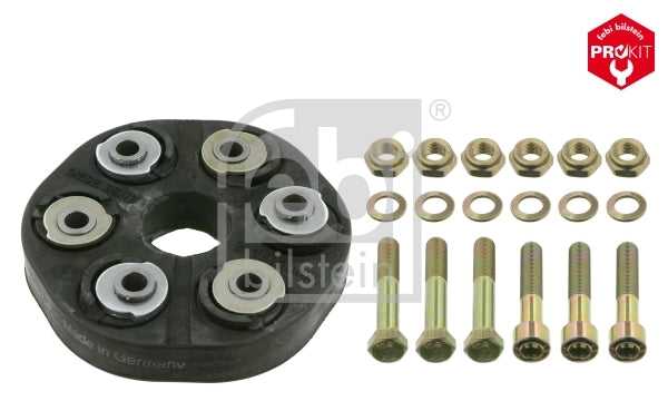 FEBI BILSTEIN, Mercedes-Benz Drive Shaft Universal Joint Flex Disc Guibo Kit