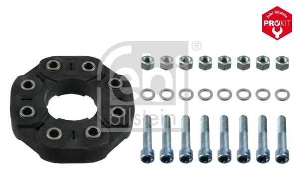 FEBI BILSTEIN, Mercedes-Benz Propeller Drive Shaft Universal Joint Flex Disc Guibo Kit